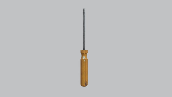 ScrewDriwer 3D Model