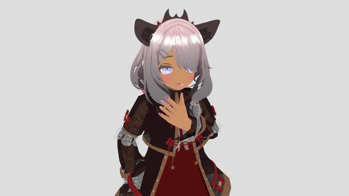 Female Base Avatar - VRChat 3D Model by Andyholm