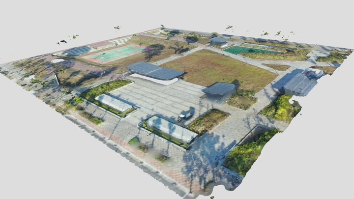aerial photogrametry model - pinshi park 3D Model