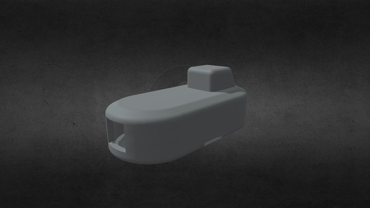 Submarine- Case PCB-IN- Circuit- Programer-U 3D Model