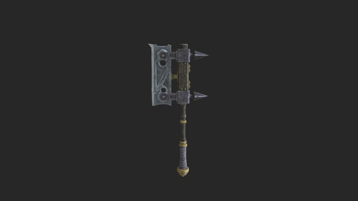 Pivoting Axe 3D Model