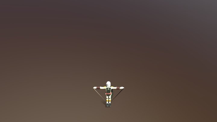 Boba Fett cartoon 3D Model