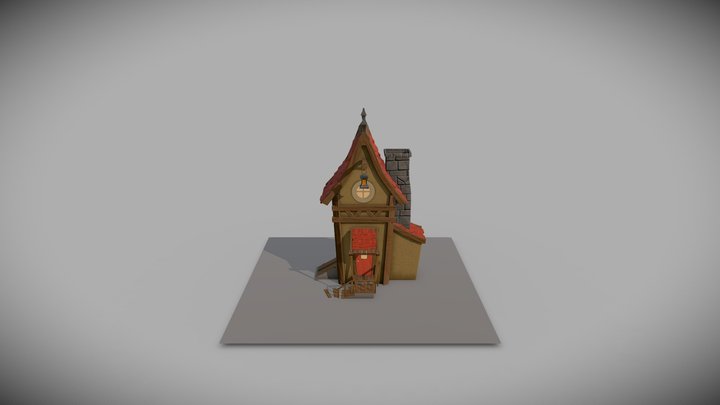 Village House 3D Model