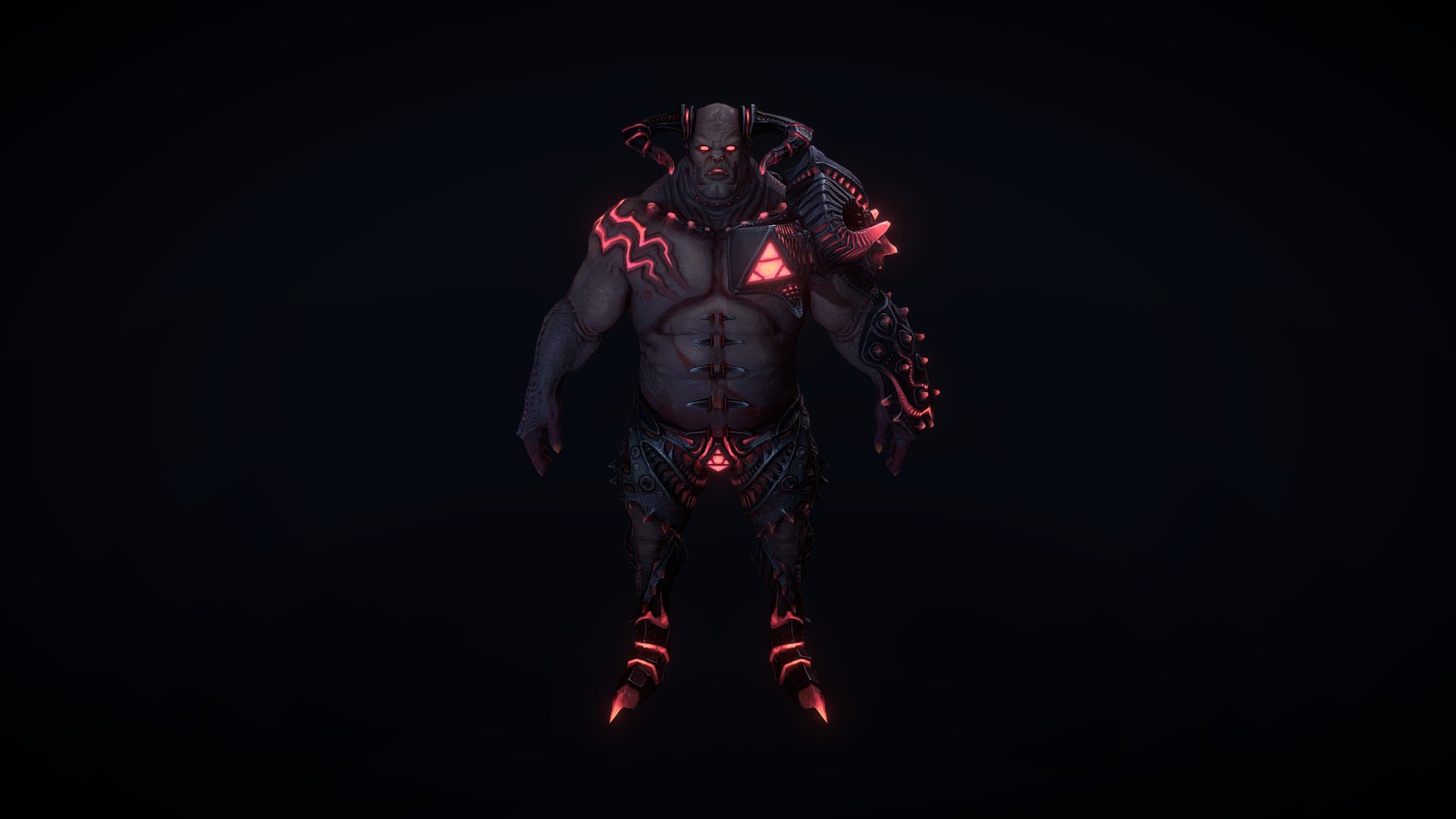 Demon1 - 3D model by MigayIvan [2364d81] - Sketchfab