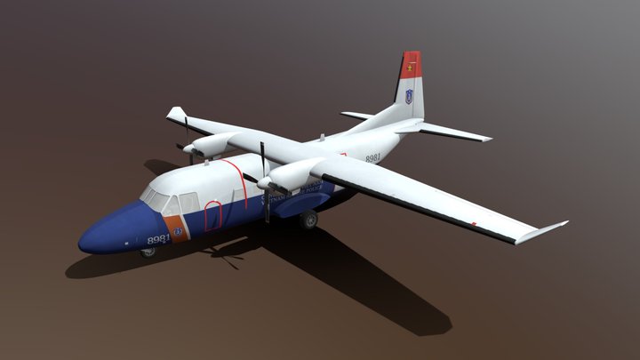 Casa C 212 Aviocar – Modello 3D gratuito STL