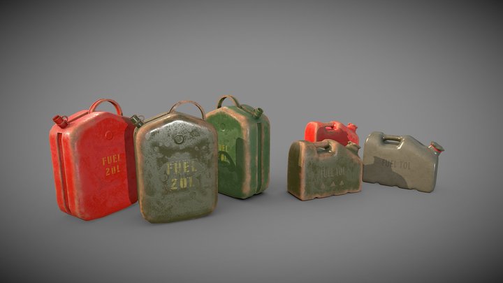 Jerrycan 3D models - Sketchfab