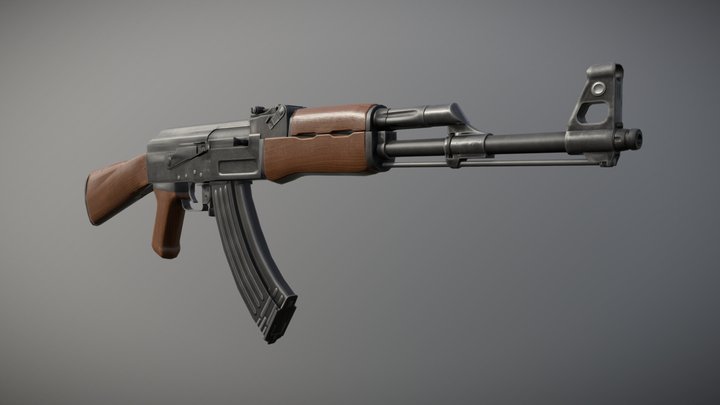 AK47 - Counterstrike / Reimp 3D Model