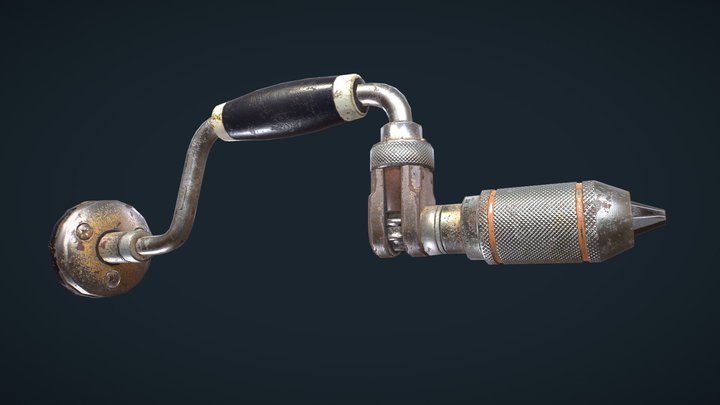 GAP - Carpenters Ratchet Brace 3D Model