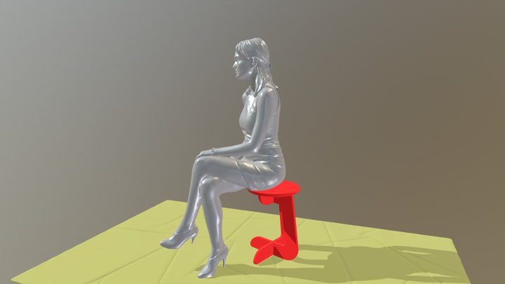 Stool 3D Model