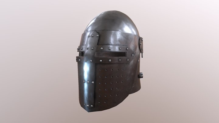 Medieval helmet 3D Model