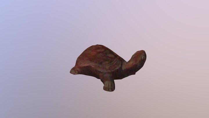 Turtle carving 3D scan 3D Model