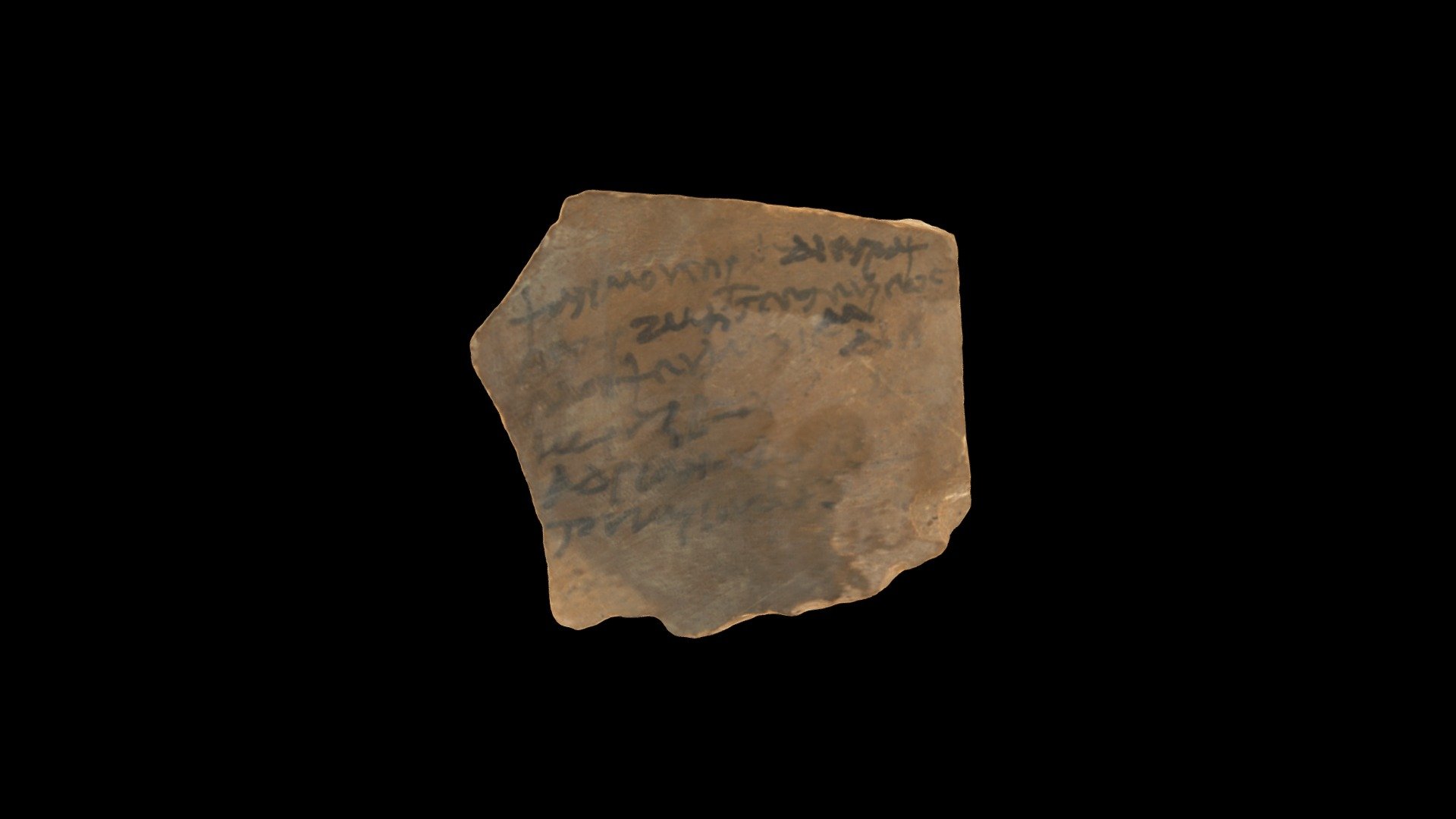 Houghton MS Ostraca 3163