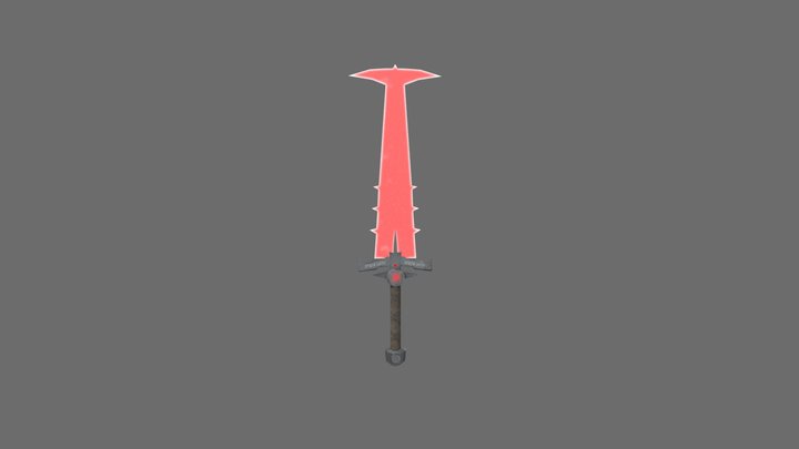 Crucible Sword from Doom 3D Model
