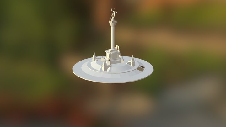 Angel De La Independencia 3D Model