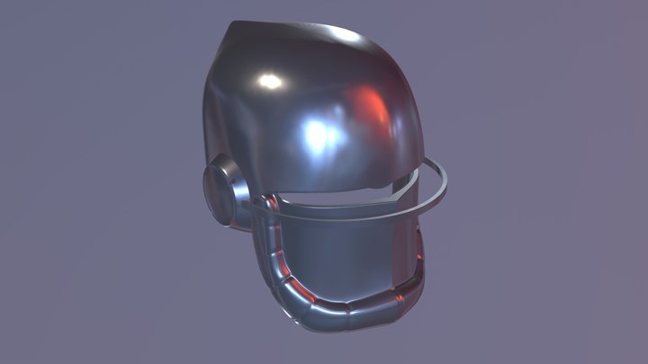 Steelwill Silverhawks Helmet 3D Model