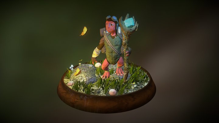 Game Character - Maun 3D Model