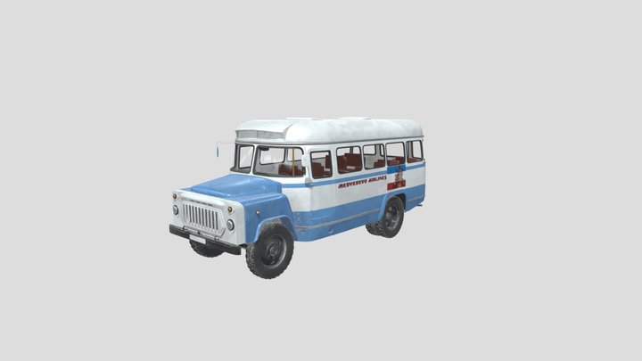 KAvZ-685 Medvedevo airlines 3D Model
