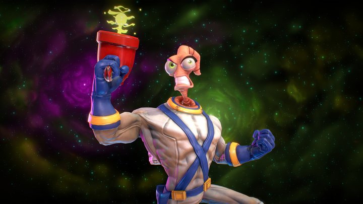 Earthworm Jim | Retrogasm 2018 3D Model