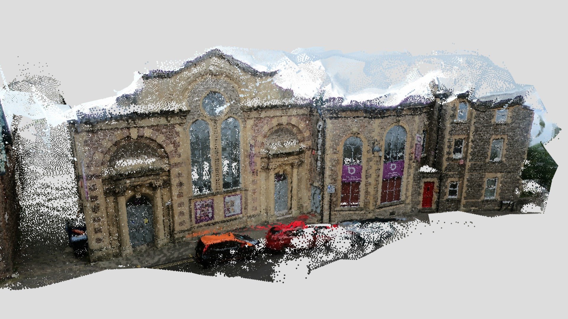 Blakehay Theatre dense point cloud