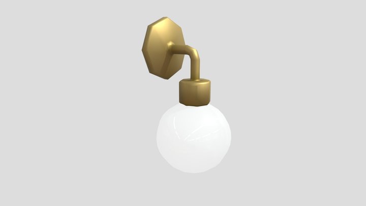 Low-Poly Wall Light