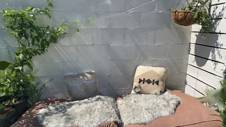 Small patio sitting area 3D Model