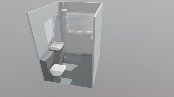 Bathroom #001 3D Model