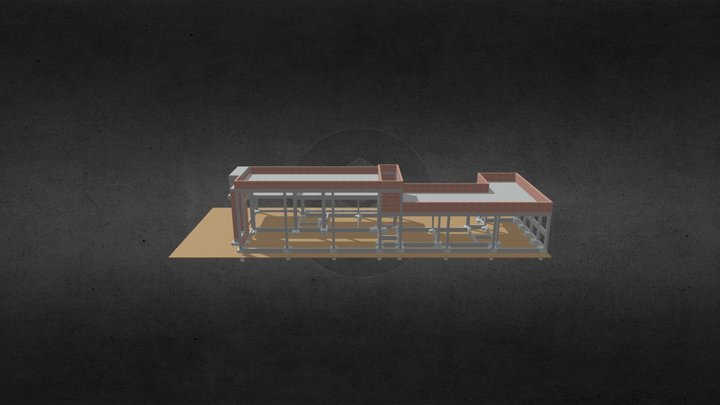 Estrutural Residência LCP 3D Model
