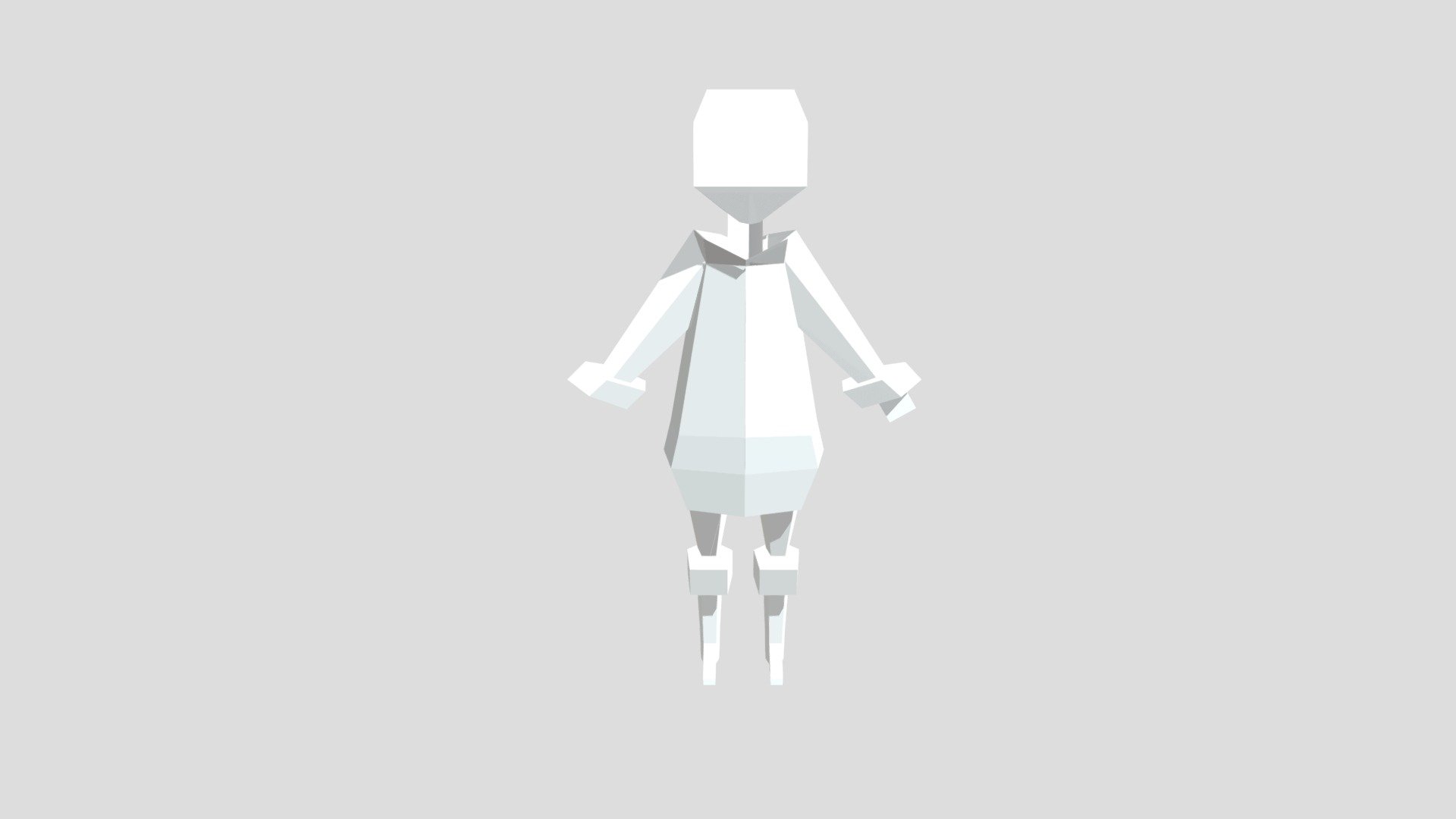 Girls Low Poly B;len - 3D Model By 956063464 [2370eef] - Sketchfab