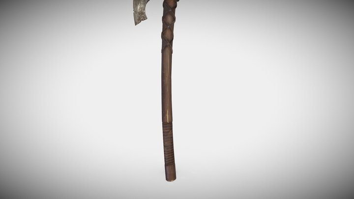 Medieval Axe 3D Model