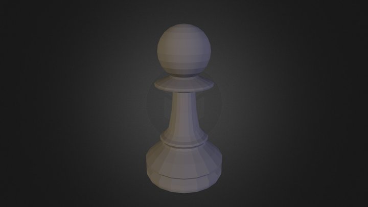 Chess Piece 3D Model