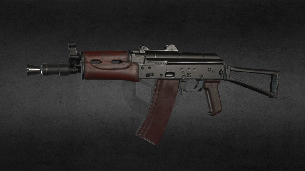 AKS-74U - 3D model by Ulfen [2373b36] - Sketchfab