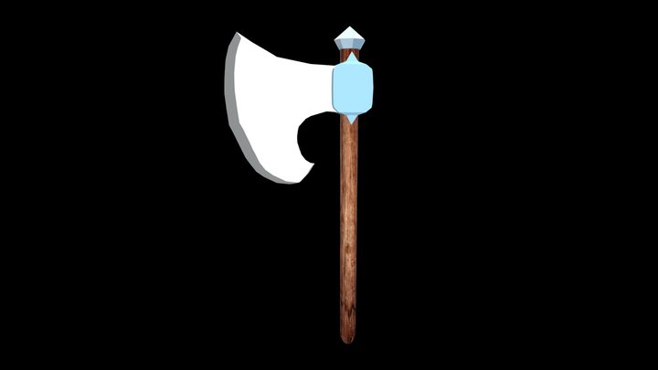Hacha Platino 3D Model
