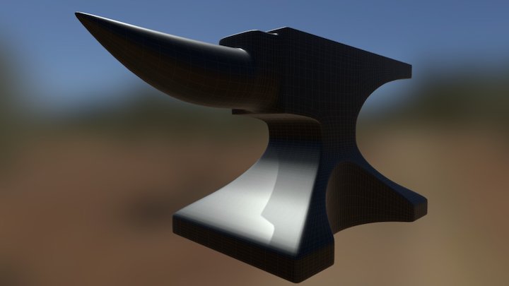Basic Anvil Model 3D Model