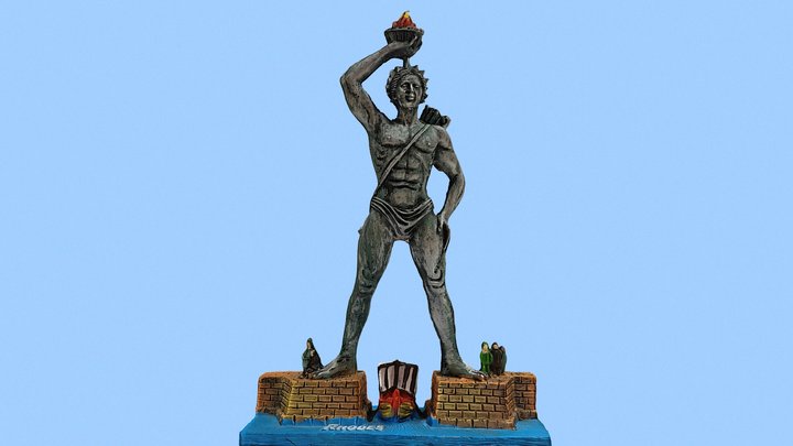 Scan of Colossus of Rhodes - Miniature Souvenir 3D Model