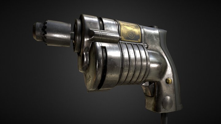 Desoutter Drill Gun 3D Model