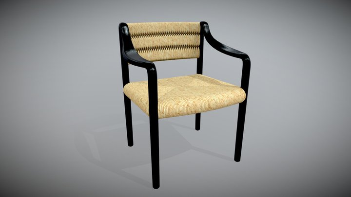 Pamplona Arm Chair 3D Model