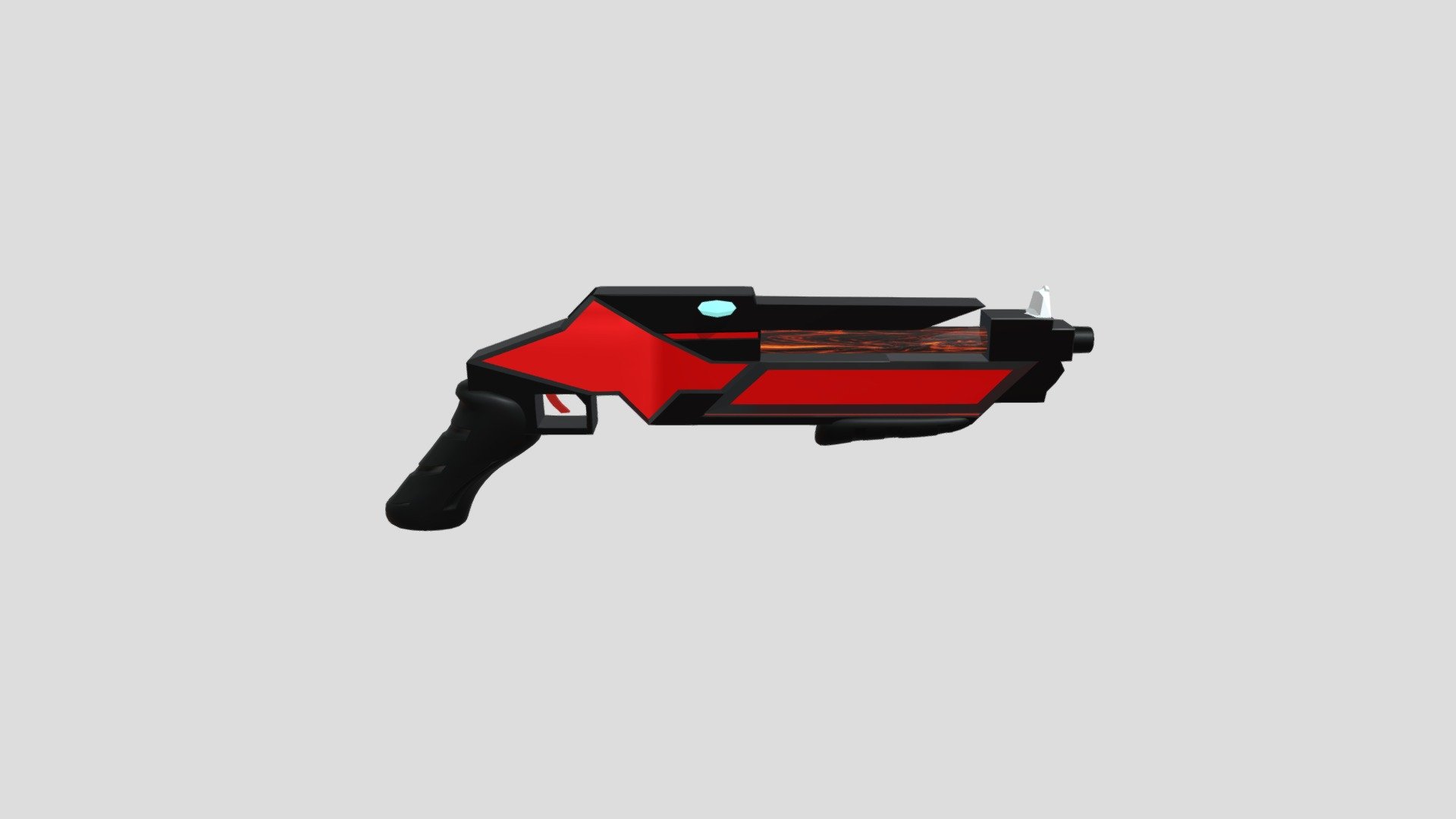 low ploy Gun