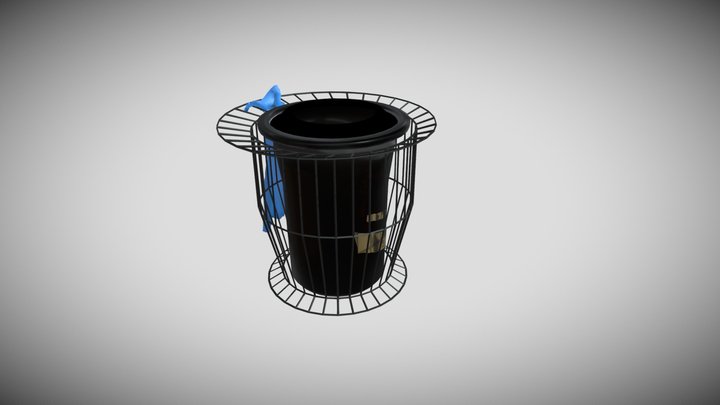 Trash can / City clutter / garbage can