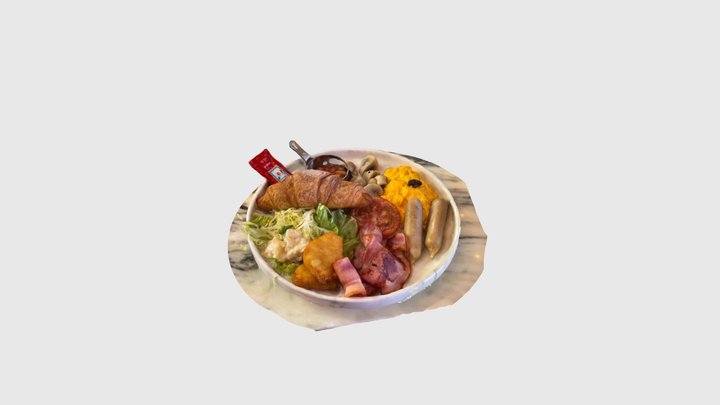 Coffee Break All Day Breakfast 3D Model