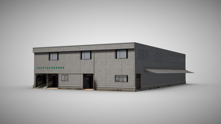 Multi-story Bicycle Parking Lot 1 3D Model