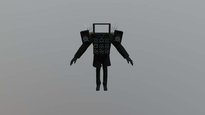 Titan Tv Man 3D Model