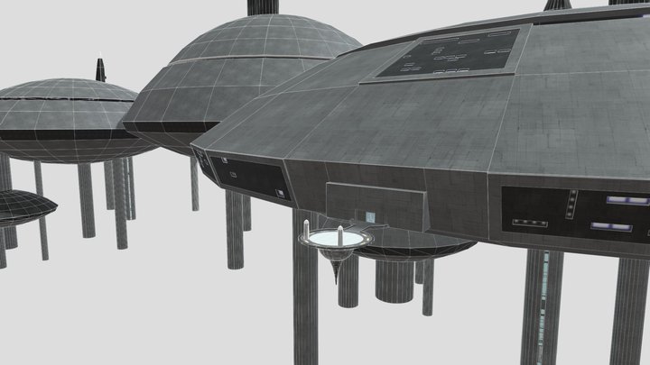Tipoca City Kamino 3D Model