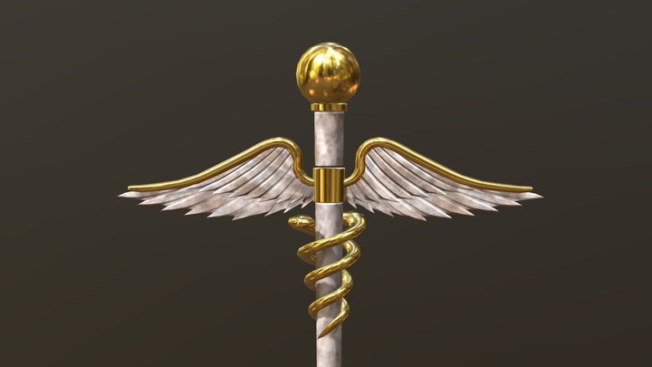 Caduceus 3D Model