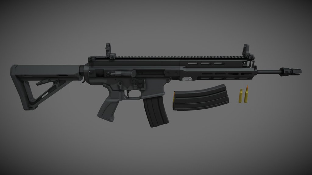 low-poly FN ARKA