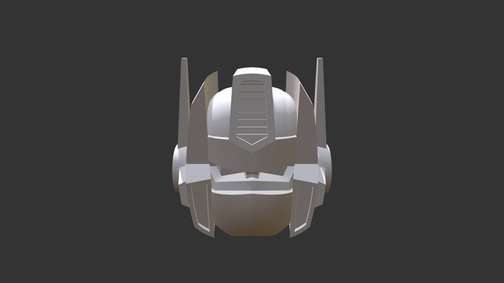 Transformers Optimus Prime Head 3D Model
