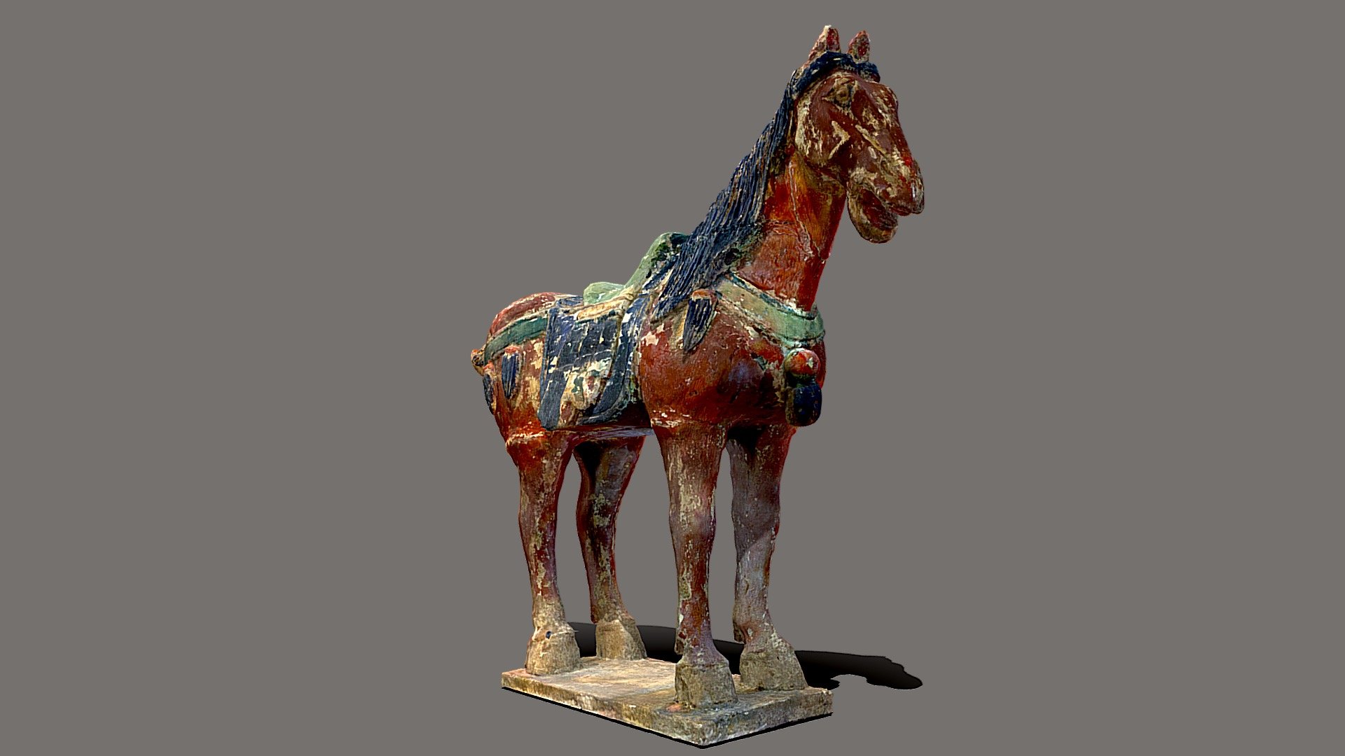 Folk Art Circus Horse antique