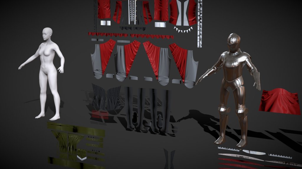 Clothes Base mesh for Ray