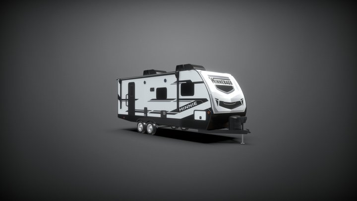 24 Minnie Travel Trailer Concept. 3D Model