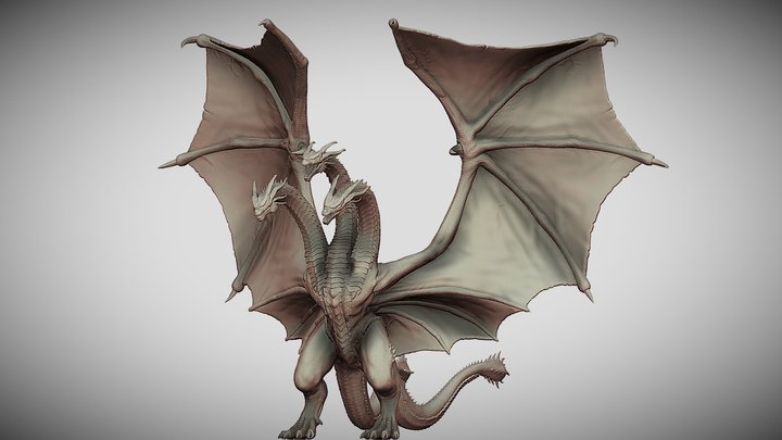 King Ghidorah 2019 3D Model