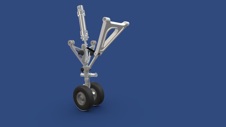 Nose_landing_gear2 3D Model